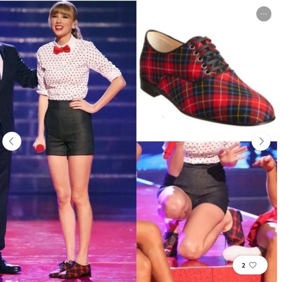 Christian Louboutin Mamadrague plaid tartan wool Flats $495 37 36.5 RARE skims - Picture 7 of 7